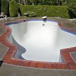New Coping,Tile and white Plaster
Reyes Pool Plastering INC.
Click Image to enlarge. 